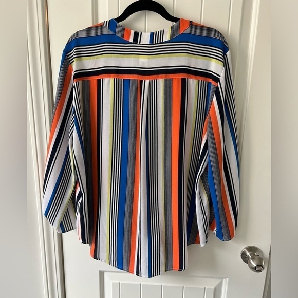 NWOT Ruby Rd Tie Front Button Down Top Size XL - Picture 3 of 10